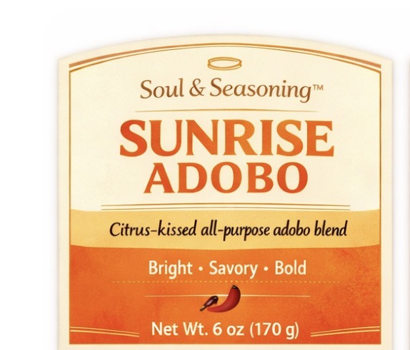 "Coming Soon " Sunrise Adobo