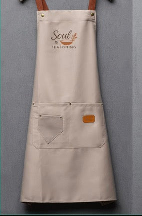 Soul & Seasoning Embroidered Apron