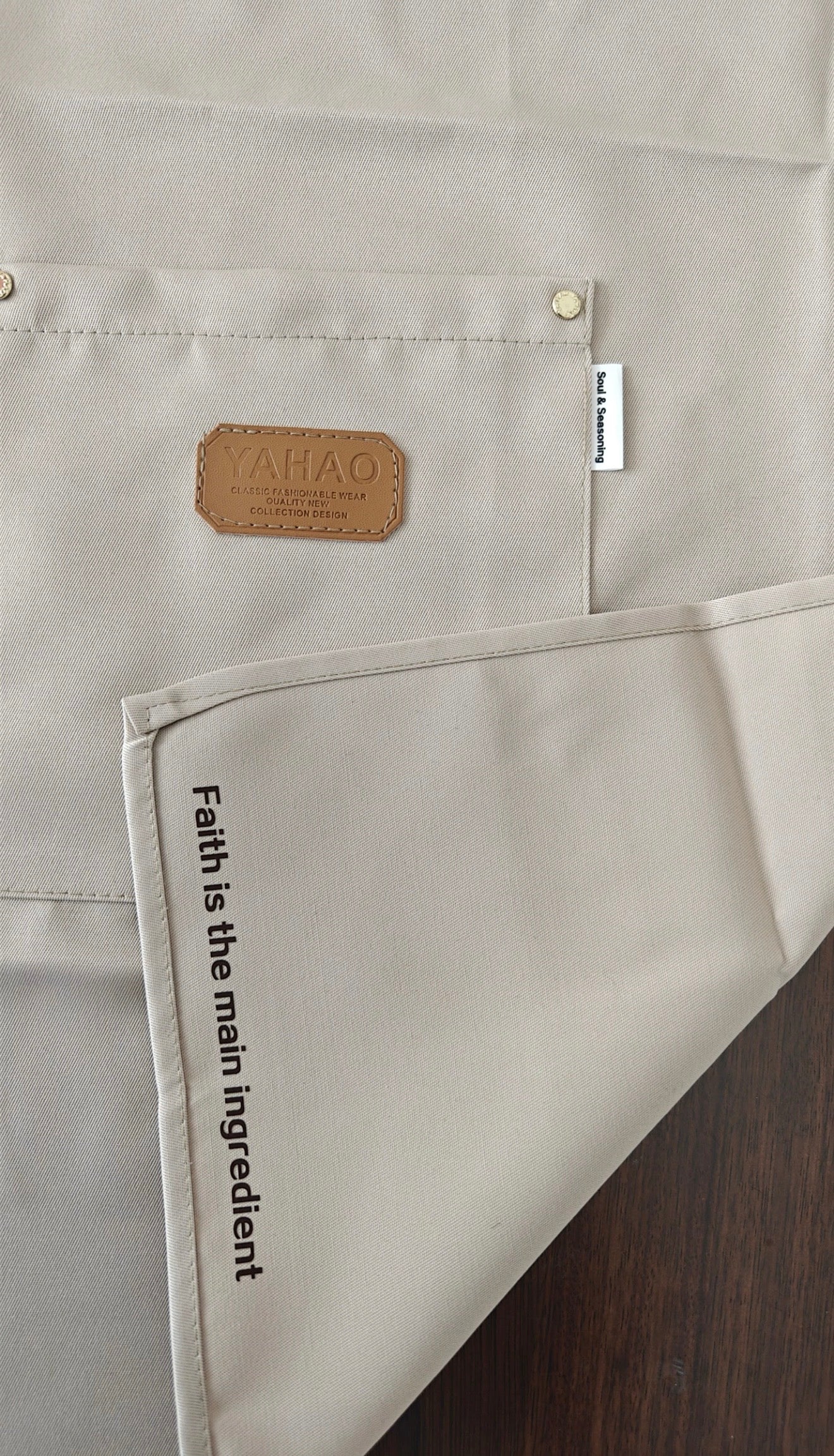 Soul & Seasoning Embroidered Apron