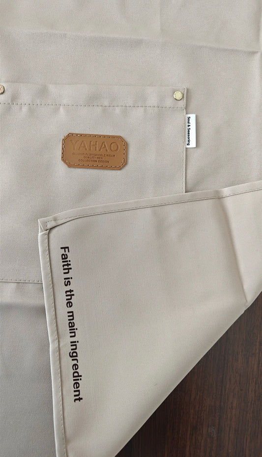 Soul & Seasoning Embroidered Apron