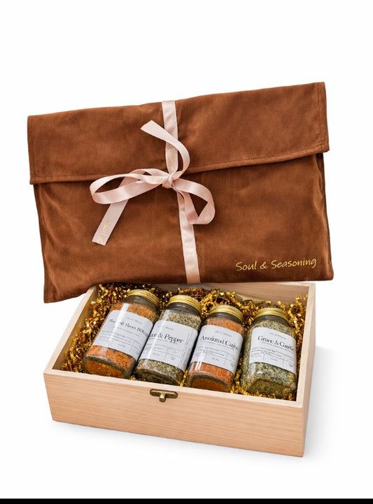 The Luxury Signature Seasoning Box with Apron